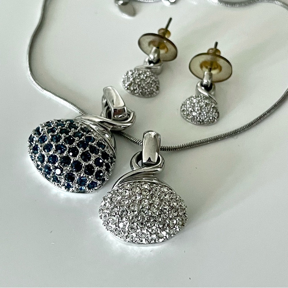 ARTISTRY Limited Edition Austrian Crystal Necklace & Earrings Set | Mid-2000s - Picture 1 of 8